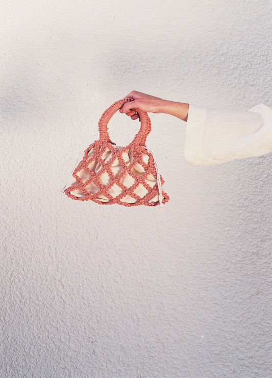 FE 008| Mini Macrame Bag FORÉLLE X MACRAFTY