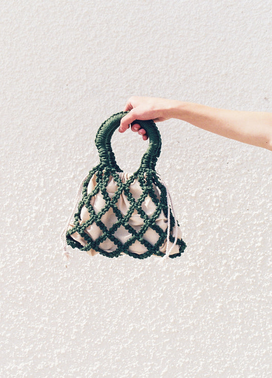 FE 008| Mini Macrame Bag FORÉLLE X MACRAFTY